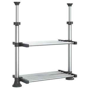 vidaXL Kuchyňsk&yacute; reg&aacute;l 50 x 25 x (50&ndash;70) cm hlin&iacute;k