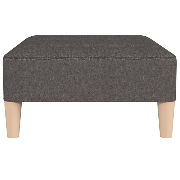 vidaXL Podnožka tmavě &scaron;ed&aacute; 78 x 56 x 32 cm textil