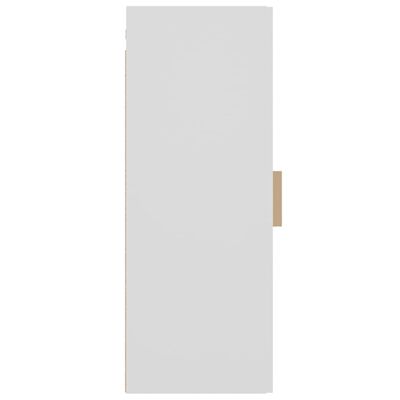vidaXL Závěsná nástěnná skříňka bílá 34,5 x 34 x 90 cm