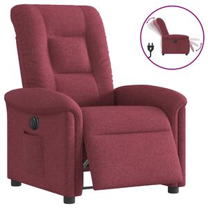 vidaXL Elektrick&eacute; polohovac&iacute; křeslo v&iacute;nov&eacute; textil