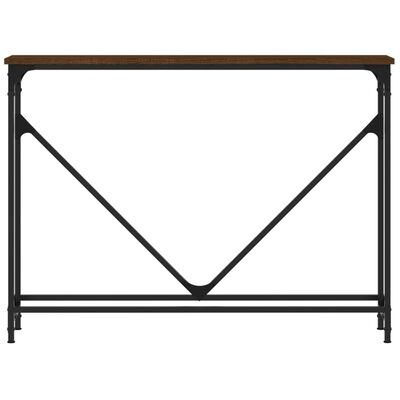 vidaXL Konzolový stolek hnědý dub 102 x 22,5 x 75 cm kompozitní dřevo