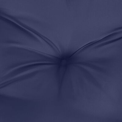 vidaXL Sada podušek na palety námořnicky modrá 60 x 40 x 12 cm textil