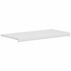vidaXL Parapet okna B&iacute;l&aacute; 60 x 45 x 4,5 cm PVC