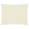 vidaXL Plachta proti slunci, oxfordská látka, obdélníková 4x6m krémová