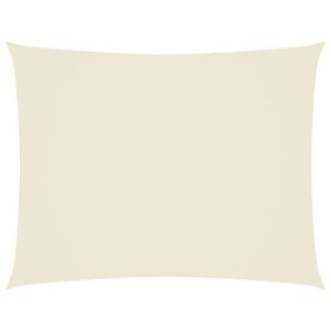 vidaXL Plachta proti slunci, oxfordsk&aacute; l&aacute;tka, obd&eacute;ln&iacute;kov&aacute; 4x6m kr&eacute;mov&aacute;