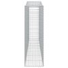 vidaXL Klenut&eacute; gabionov&eacute; ko&scaron;e 5 ks 400x50x160/180cm pozinkovan&eacute; železo