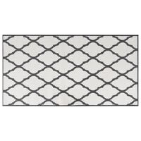 vidaXL Venkovní koberec šedý a bílý 80 x 150 cm oboustranný design