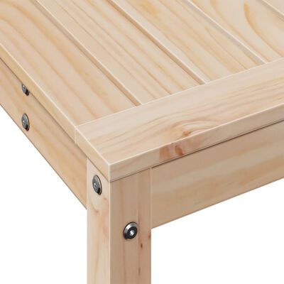 vidaXL Přesazovací stůl s policí 108 x 35 x 75 cm masivní borové dřevo