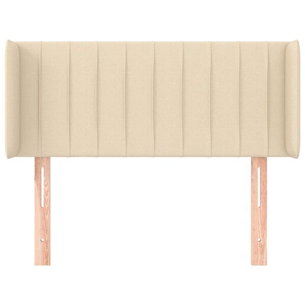 vidaXL Čelo postele typu u&scaron;&aacute;k kr&eacute;mov&eacute; 93x16x78/88 cm textil