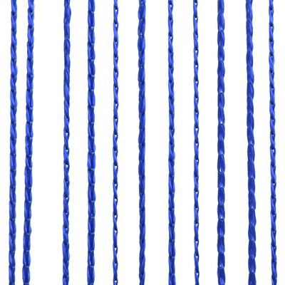 vidaXL Provázkové záclony, 2 ks, 140x250 cm, modrá