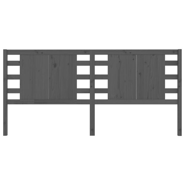 vidaXL Čelo postele &scaron;ed&eacute; 146 x 4 x 100 cm masivn&iacute; borovice