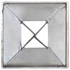 vidaXL Kotvící hroty 6 ks stříbrné 7 x 7 x 90 cm pozinkovaná ocel