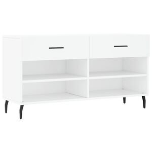 vidaXL Botn&iacute;k b&iacute;l&yacute; 102 x 35 x 55 cm kompozitn&iacute; dřevo