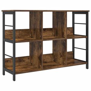 vidaXL Knihovna 6 &uacute;rovn&iacute; 102 x 32 x 72,5 cm Kompozitn&iacute; dřevo