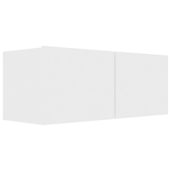 vidaXL 4dílný set TV skříněk bílý kompozitní dřevo