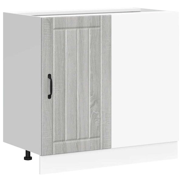 vidaXL Spodn&iacute; kuchyňsk&aacute; skř&iacute;ňka "Lucca" &scaron;ed&yacute; sonoma kompozitn&iacute; dřevo