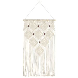 vidaXL N&aacute;stěnn&yacute; z&aacute;věs macram&eacute; 40 x 80 cm bavlna