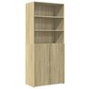 vidaXL Skř&iacute;ň highboard dub sonoma 80 x 42,5 x 185 cm kompozitn&iacute; dřevo