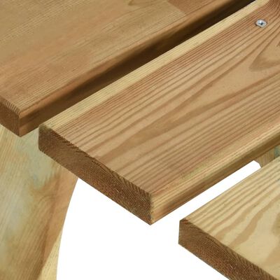 vidaXL Zahradní lavice 110 cm impregnované borové dřevo