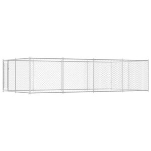 vidaXL Venkovn&iacute; ps&iacute; kotec 7,6 x 3,8 x 1,9 m