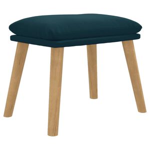 vidaXL Podnožka modr&aacute; 45x29,5x35 cm samet