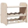 vidaXL Reg&aacute;l na v&iacute;no s horn&iacute; polic&iacute; 43x25x37 cm masivn&iacute; borov&eacute; dřevo