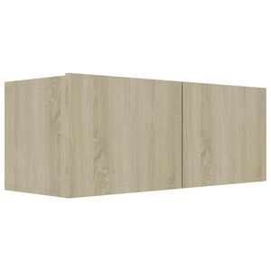vidaXL TV stolek dub sonoma 80x30x30 cm kompozitn&iacute; dřevo