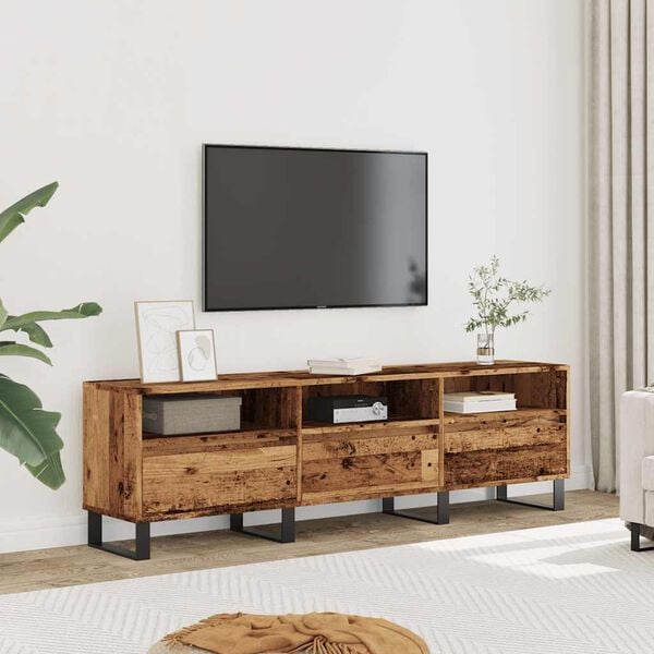 vidaXL TV skř&iacute;ňka old wood 150 x 30 x 44,5 cm kompozitn&iacute; dřevo