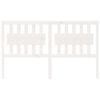 vidaXL Čelo postele bílé 165,5 x 4 x 100 cm masivní borovice