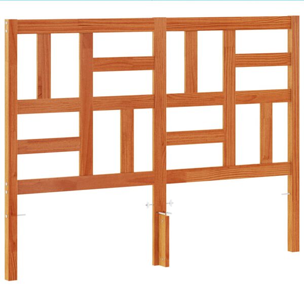 vidaXL Čelo postele voskově hněd&eacute; 180 cm masivn&iacute; borov&eacute; dřevo