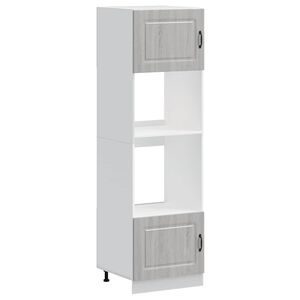 vidaXL Peč&iacute;c&iacute; skř&iacute;ňky 2 ks "Kalmar" &scaron;ed&eacute;, dřevo sonoma