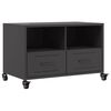 vidaXL TV skř&iacute;ňka čern&aacute; 68 x 39 x 43,5 cm ocel