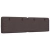 vidaXL Pol&scaron;t&aacute;ř na čelo postele tmavě hněd&yacute; 180 cm textil