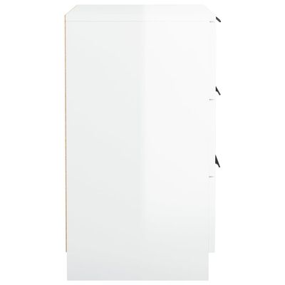 vidaXL Noční stolky 2 ks bílé s vysokým leskem 40 x 36 x 65 cm