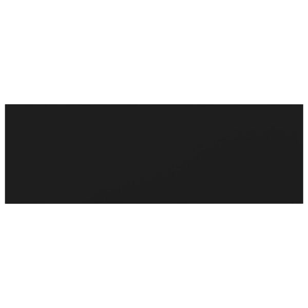 vidaXL Př&iacute;davn&eacute; police 8 ks čern&eacute; 60 x 20 x 1,5 cm dřevotř&iacute;ska