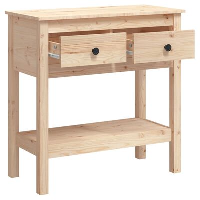 vidaXL Konzolový stolek 75 x 35 x 75 cm masivní borové dřevo