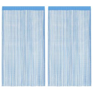vidaXL Prov&aacute;zkov&eacute; z&aacute;clony 2 ks světle modr&aacute; 100x250 cm