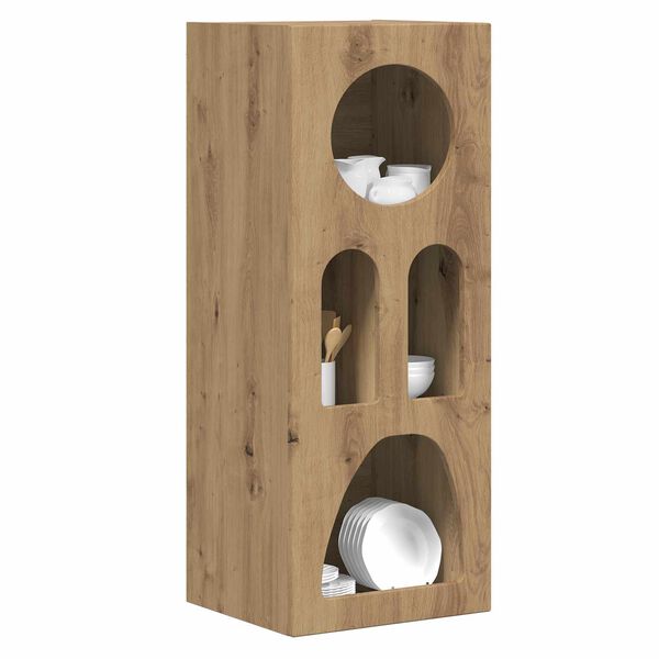 vidaXL Serv&iacute;rovac&iacute; skř&iacute;ň Artisanov&yacute; dub 40 x 35 x 100.5 cm