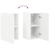 vidaXL TV wall cabinet 2 pcs B&iacute;l&aacute; 30 x 31 x 60 cm kompozitn&iacute; dřevo