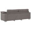 vidaXL Pohovka 3 pcs Taupe 219 x 80 x 82 cm Lněn&aacute; směs