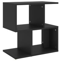 vidaXL Noční stolek černý 50 x 30 x 51,5 cm dřevotříska