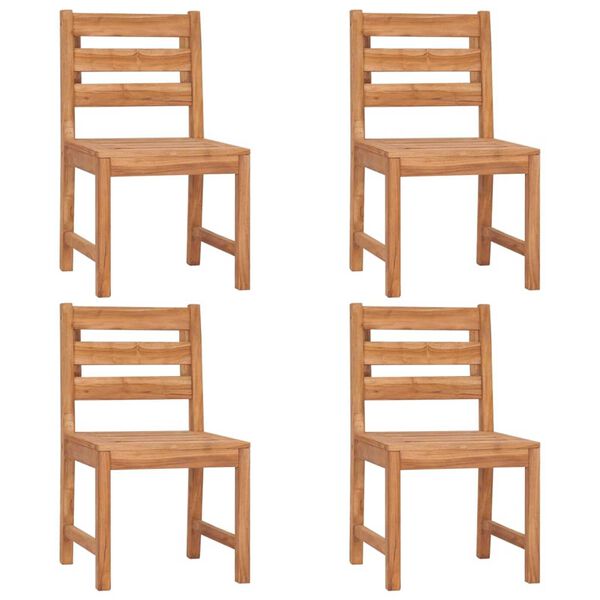 vidaXL 5d&iacute;ln&yacute; zahradn&iacute; j&iacute;deln&iacute; set masivn&iacute; teakov&eacute; dřevo