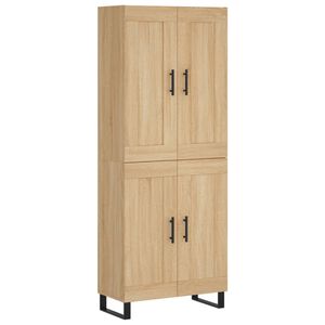 vidaXL Skř&iacute;ň highboard dub sonoma 69,5 x 34 x 180 cm kompozitn&iacute; dřevo