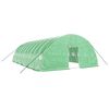 vidaXL Sklen&iacute;k s ocelov&yacute;m r&aacute;mem zelen&yacute; 60 m&sup2; 10 x 6 x 2,85 m