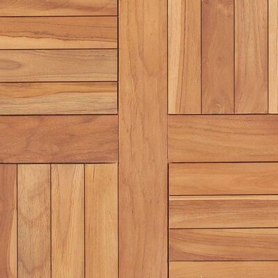 vidaXL Stolní deska masivní teakové dřevo 60 x 60 x 2,5 cm