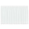 vidaXL Čipkov&yacute; Z&aacute;věs se z&aacute;clonami B&iacute;l&aacute; 180 x 400 cm Polyester