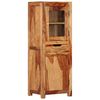 vidaXL Skř&iacute;ň highboard 40 x 34 x 110 cm masivn&iacute; ak&aacute;ciov&eacute; dřevo