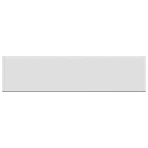 vidaXL Parapet okna B&iacute;l&aacute; 60 x 20 x 4,5 cm PVC