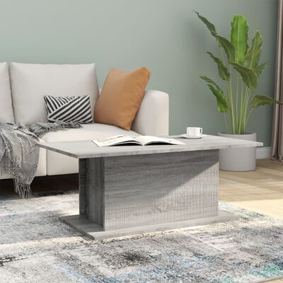 vidaXL Konferenční stolek šedý sonoma 102 x 55,5 x 40 cm dřevotříska