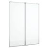 vidaXL Magnetick&aacute; tabule rozkl&aacute;dac&iacute; 80 x 100 x 1,7 cm hlin&iacute;k
